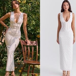 House of CB White Sophina Dress